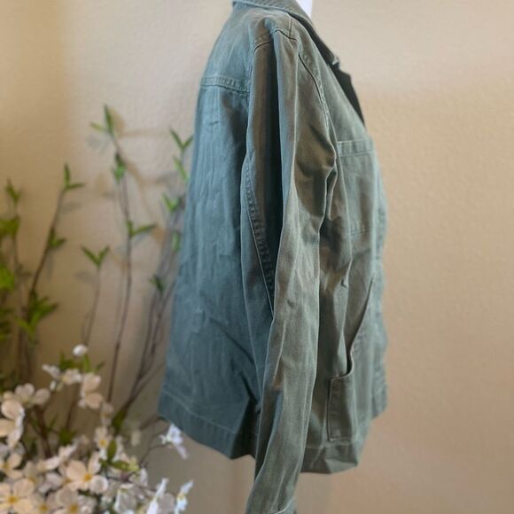 New Universal Thread Army Green Oversize Jacket - Size XS - Picture 5 of 9
